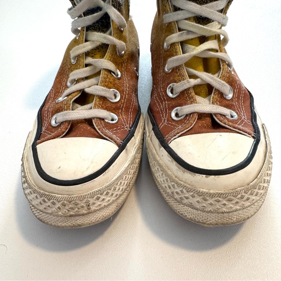 Converse Scatter Dye Sunset Dreams High-Top Sneakers Blue Orange Kids Size 3.5 - Picture 6 of 10